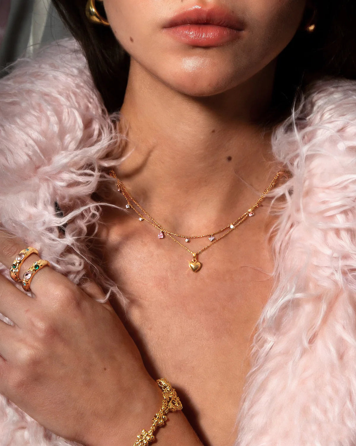 Audrey Herz Kette