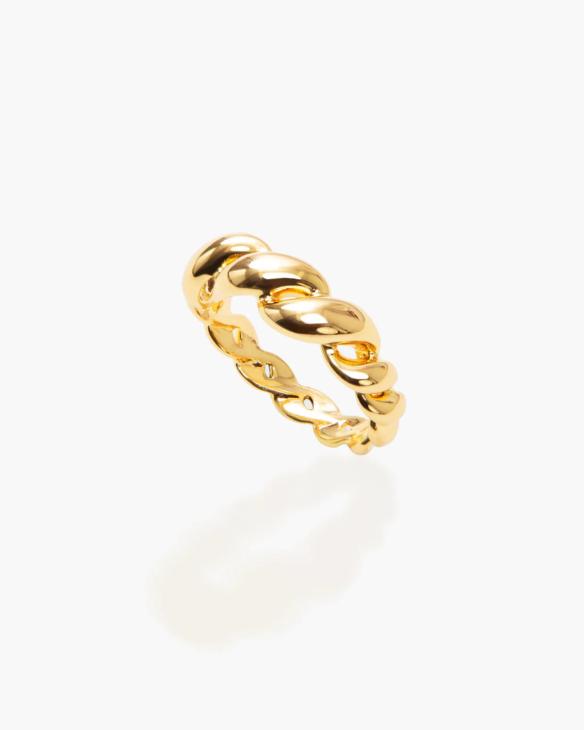 Croissant Twist Ring