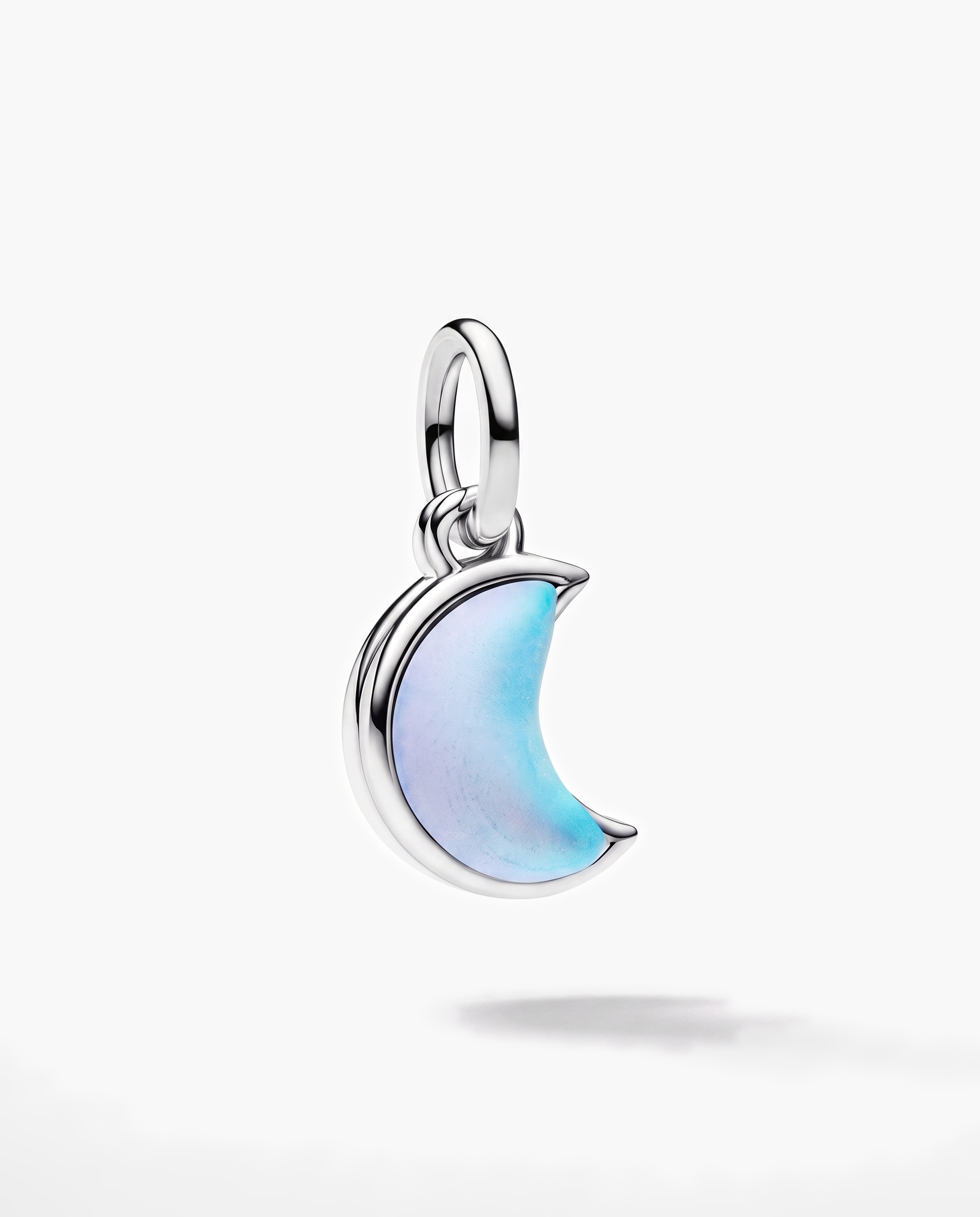 Lune Argent Charm