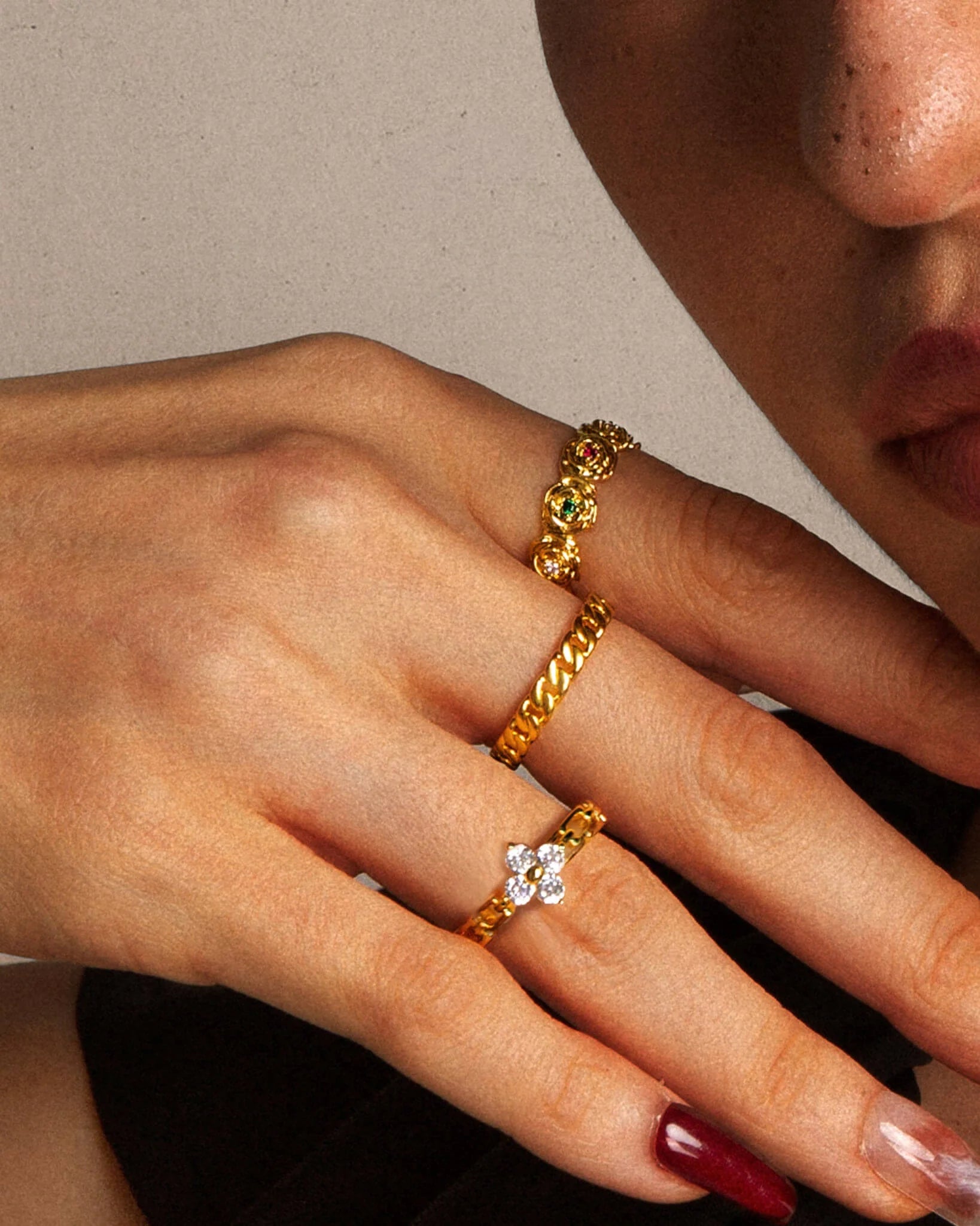 Ophélie Blüten Ring