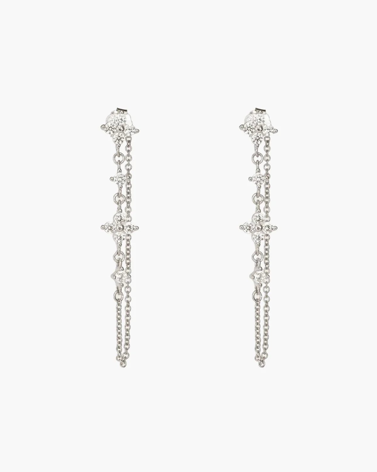 Ivy Blüten Ohrringe Lang