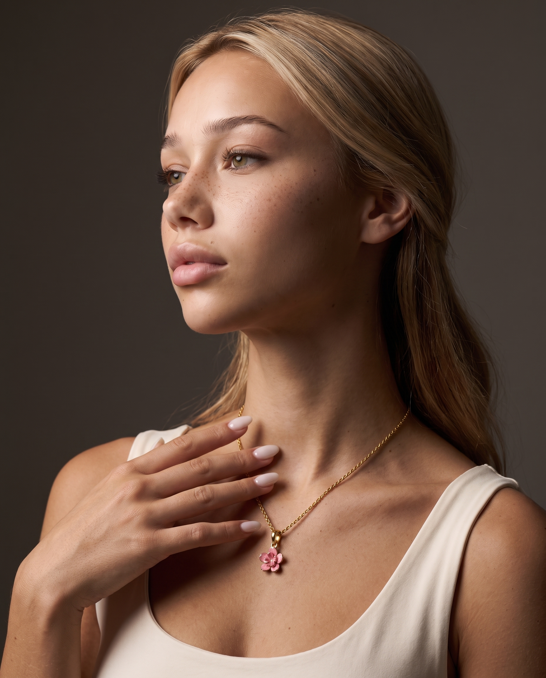Orchidée Charm von Veyra Paris - Editorial-Aufnahme