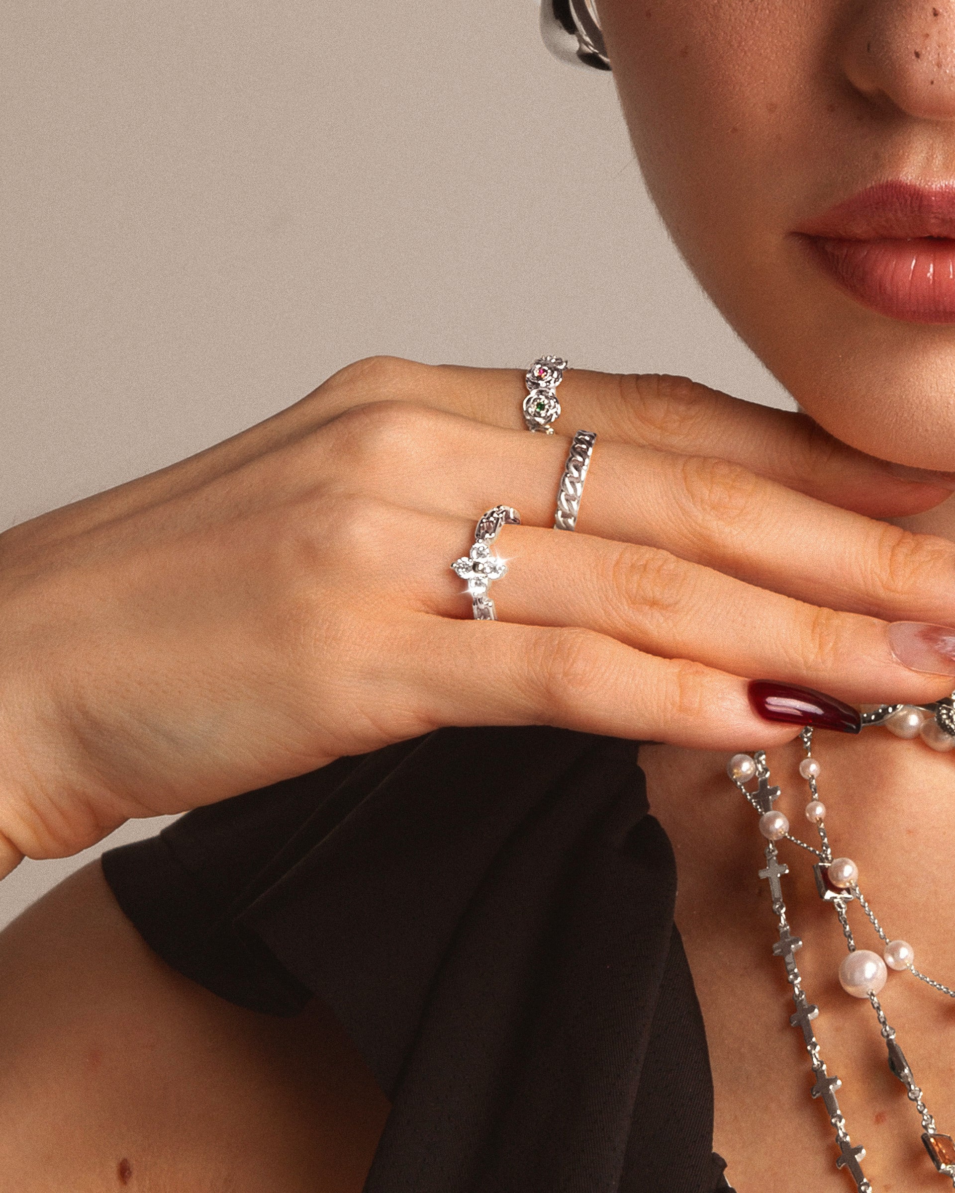 Ophélie Blüten Ring